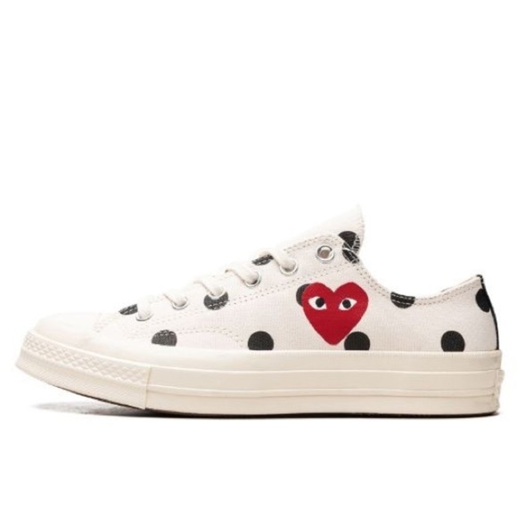 Converse x Comme Des Garcons Play Chuck 70 OX Low Top Sneakers Unisex W 7 M 5 - Picture 4 of 12